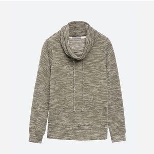 Loveappella Evie drawstring funnel neck sweatshirt
